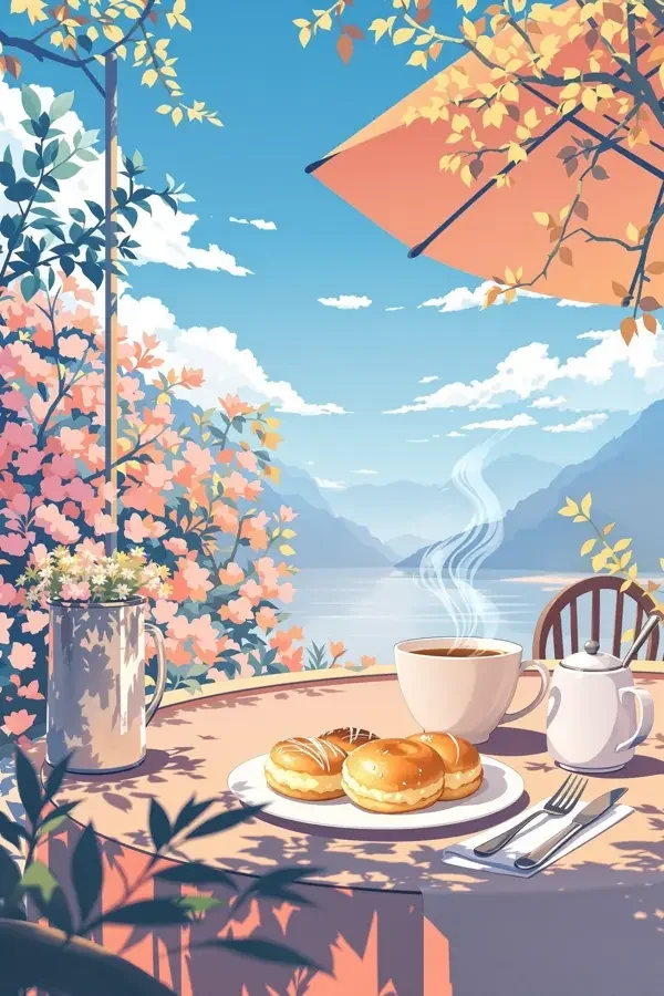 咖啡屋的午后